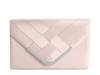 Woven Satin Clutch Champagne view