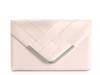 Woven Satin Clutch Pale Pink view