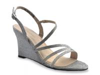Phyllis Wedge Sandal Silver Metallic view