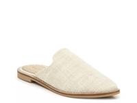 Lia Mule Cream/Silver Metallic Canvas view