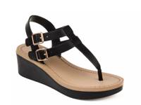 Bianca Wedge Sandal Black view