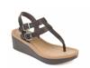 Bianca Wedge Sandal Grey view