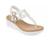 Bianca Wedge Sandal White view