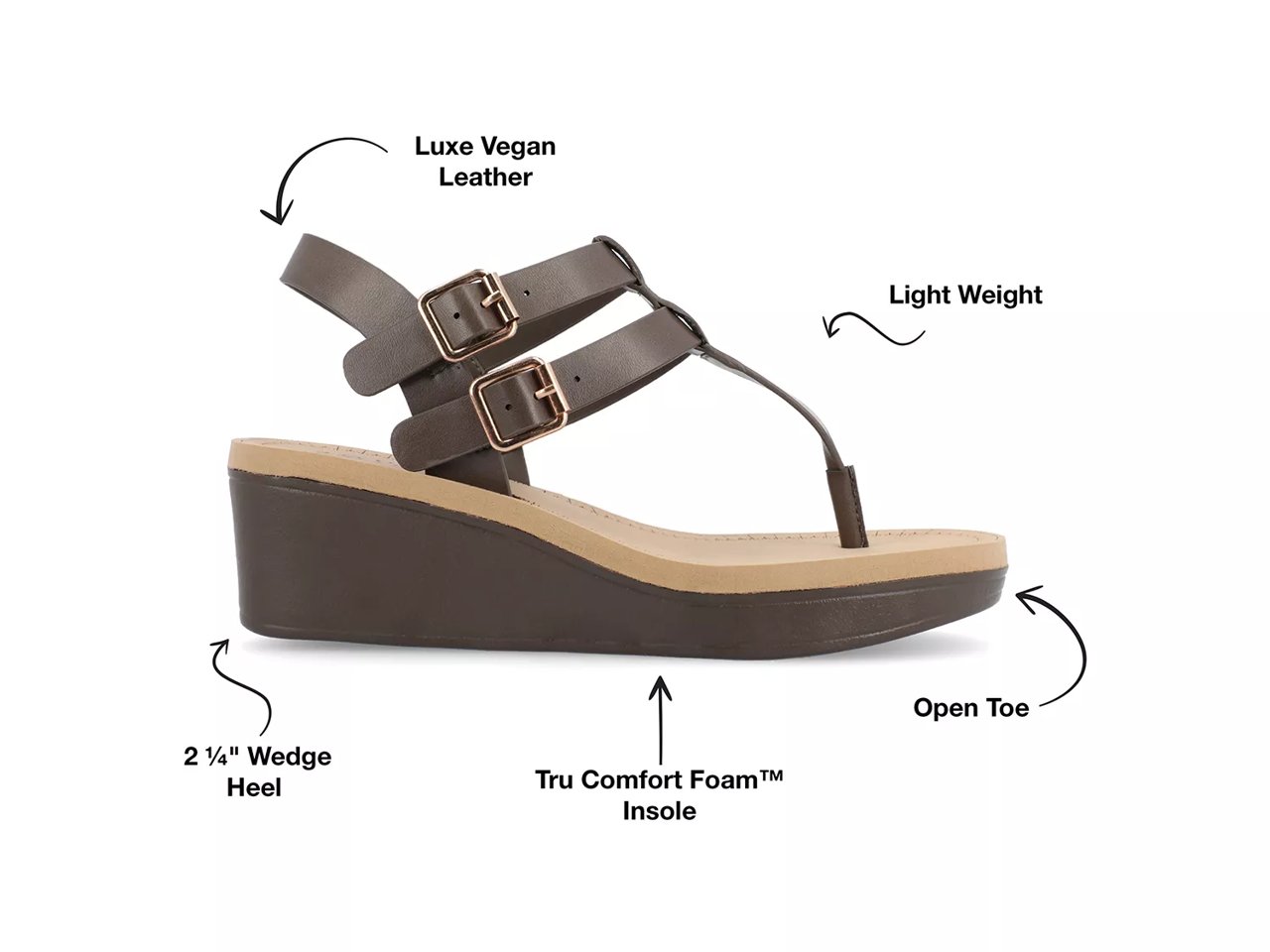 Bianca Wedge Sandal