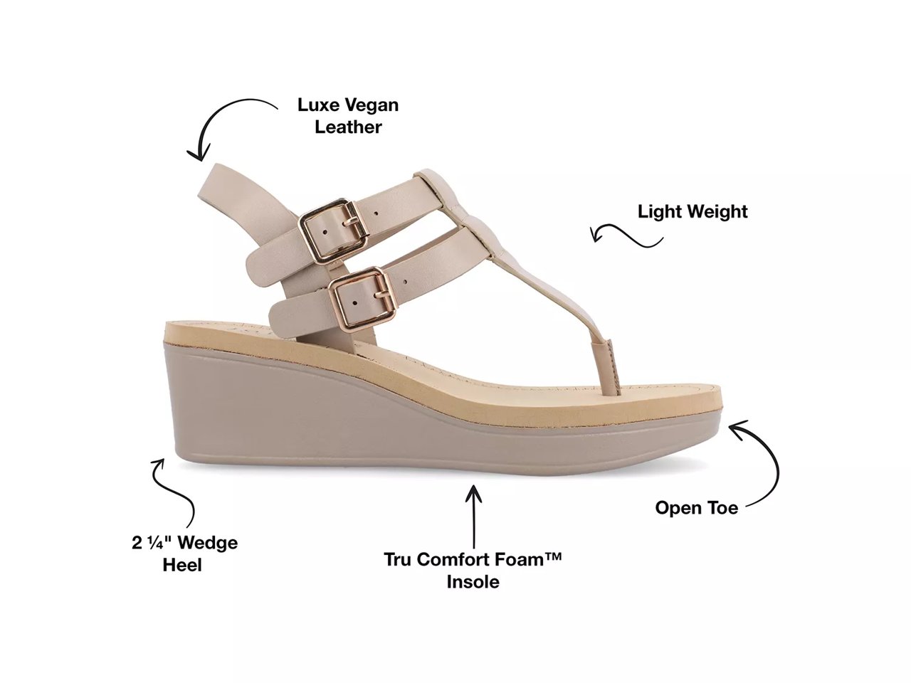 Bianca Wedge Sandal