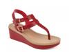 Bianca Wedge Sandal Red view