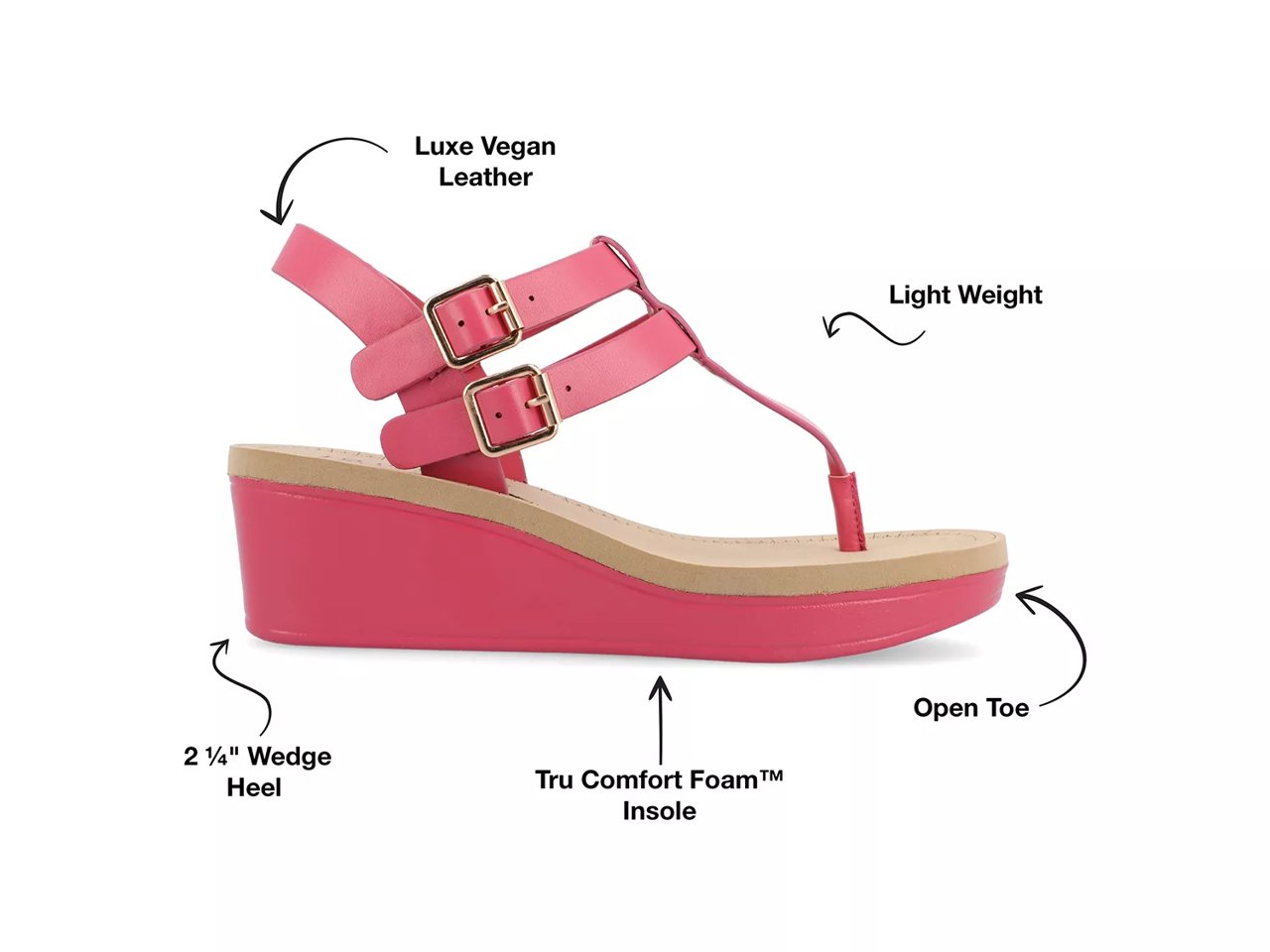 Bianca Wedge Sandal