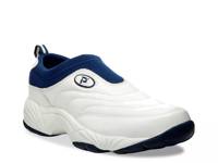 Wash N Wear II Slip-On Walking Shoe - Men's White/Blue Leather view