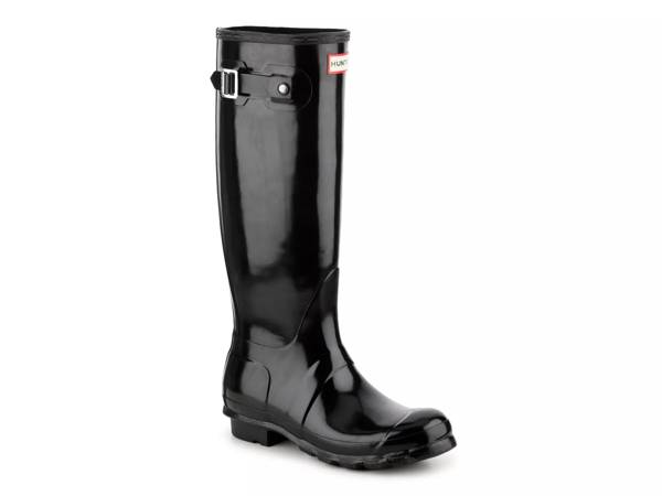 Shop women's HUNTER Original Tall Gloss Rain Boot at DSW Designer Shoe Warehouse