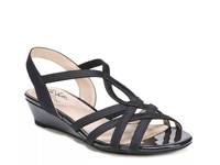 Yaya Wedge Sandal Navy view