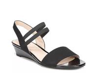 Yolo Wedge Sandal Black view