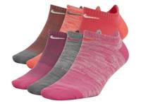 Everyday Women's No Show Socks - 6 Pack Coral/Grey/Pink view