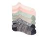 Everyday Women's No Show Socks - 6 Pack Light Pink/Green/Navy view