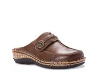 Jana Work Clog Brown view