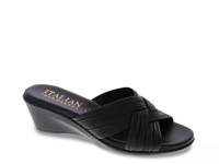 Saylor Wedge Sandal Black view