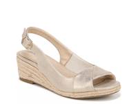 Socialite Espadrille Wedge Sandal Platino Metallic view
