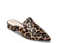 Piper Mule Light Brown/Black Leopard Print Calf Hair view