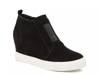 Wavery Wedge Sneaker Black view