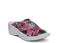 Desire Wedge Sandal Pink/Multicolor Floral view