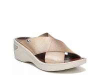 Desire Wedge Sandal Gold Metallic view