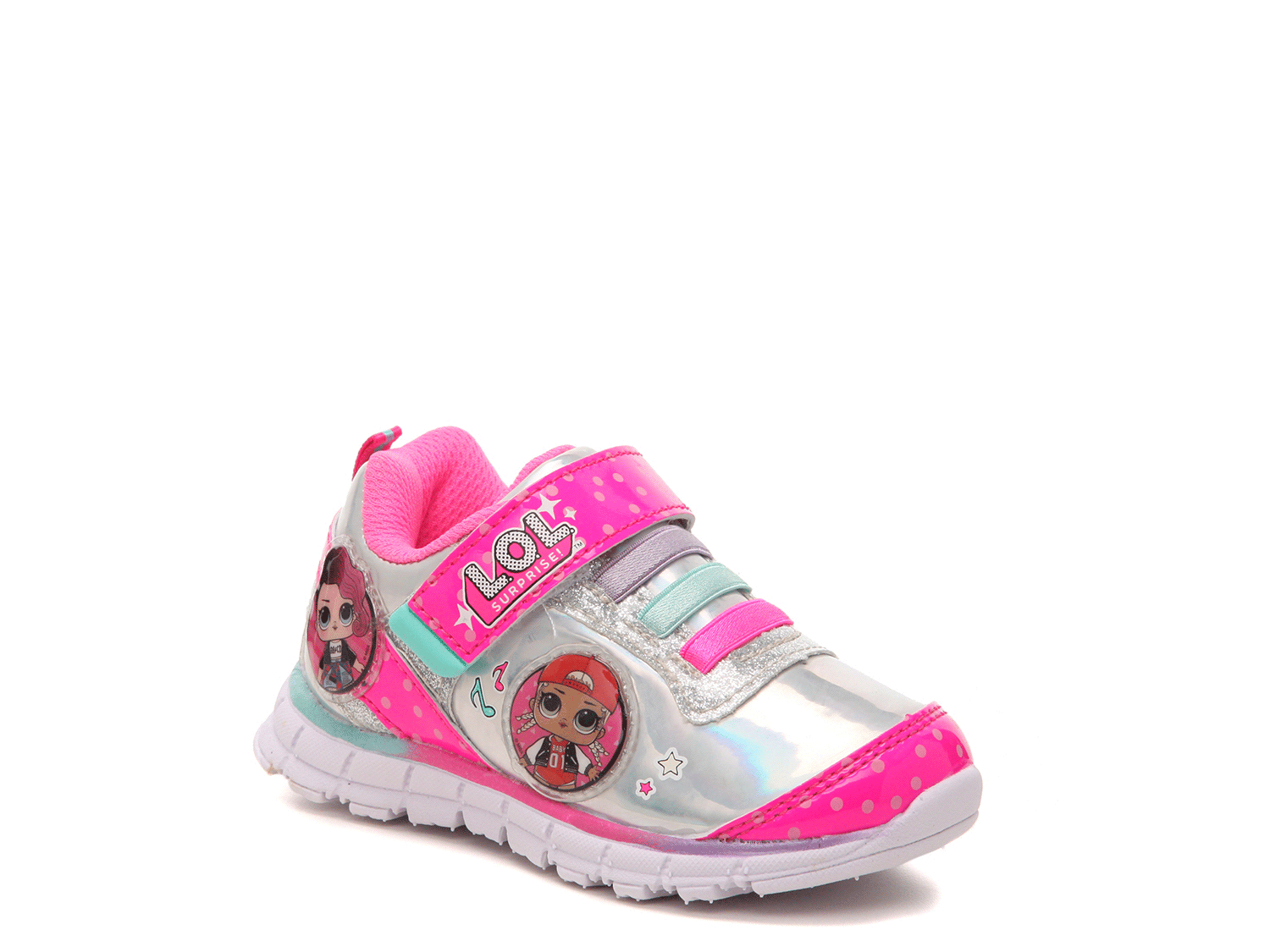 LOL Surprise! Light-Up Sneaker - Kids' Pink/Silver view
