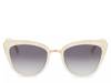 Zoe Sunglasses Off White view