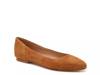 Juliette Flat Cognac Suede view