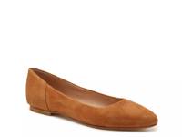 Juliette Flat Cognac Suede view