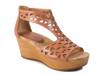 Miriam Wedge Sandal Red view