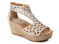 Miriam Wedge Sandal Gold Metallic view