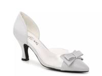 Cupcake Pump Grey Faux Leather view