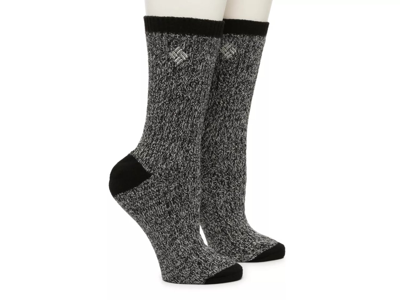 Knit Women's Crew Socks - 2 Pack
