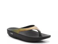 OOlala Luxe Flip Flop - Women's Black/Cognac view