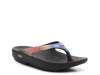 OOlala Luxe Flip Flop - Women's Black/Cognac view