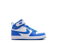 Court Borough Mid Sneaker - Kids' White/Blue view