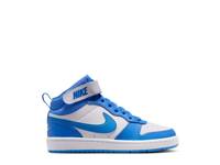 Court Borough Mid High-Top Sneaker - Kids' White/Blue view
