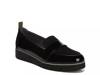 Webster Wedge Loafer Black Faux Patent Leather view