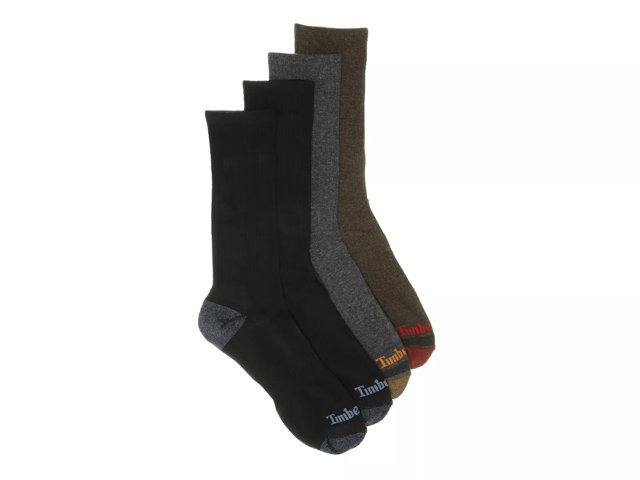 Comfort Men's Boot Crew Socks - 4 Pack