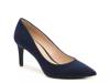 Misha Pump Navy Fabric view