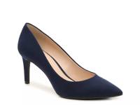 Misha Pump Navy Fabric view