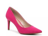 Misha Pump Fuchsia Fabric view