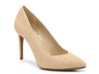 Haneh Pump Beige Woven Raffia view