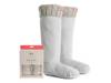 Original Tall Cable Knit Women's Boot Socks Grey view