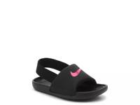 Kawa Slide Sandal - Kids' Black/Pink view