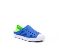 Foamies Guzman Steps Aqua Surge Slip-On Sneaker - Kids' Cobalt/Neon Green view