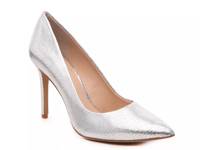 Savilla Pump Silver Metallic Crackled Leather view