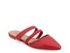 Olivea Mule Red Faux Leather view