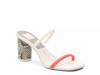 Noles Sandal Off White/Neon Coral Snake Print view