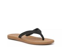 Deeliah Flip Flop Black view