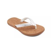 Deeliah Flip Flop White view